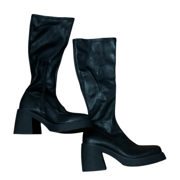 Steve Madden Henrik Black Boots 9.5 - Picture 3 of 4